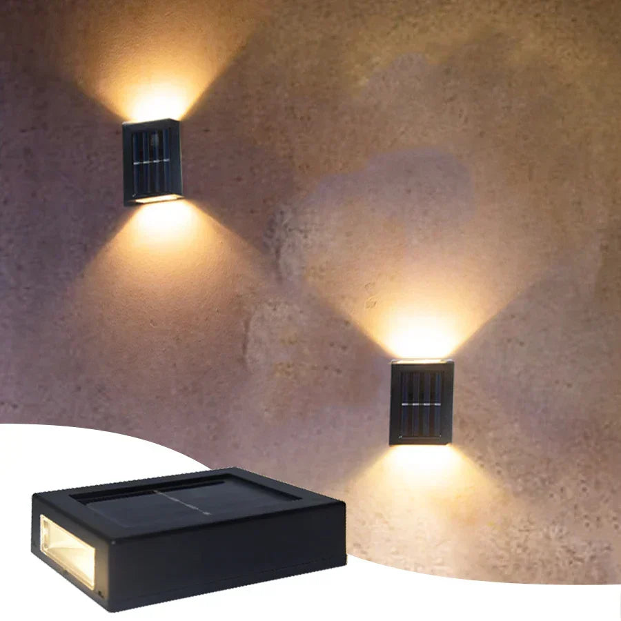 Waterproof LED Solar Wall Light: Up and down light for balcony, garden, street and landscape | Kalsten