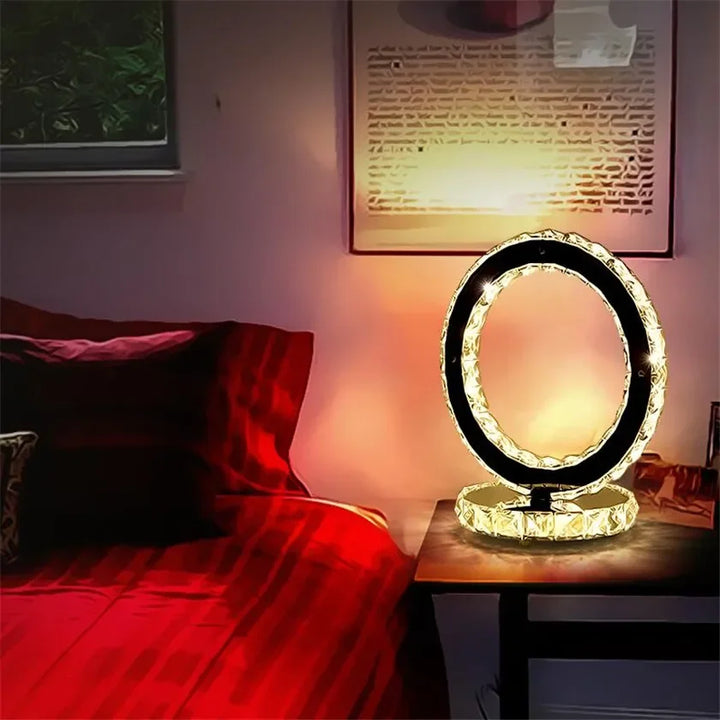 AmbientShine | Modern Crystal Table Lamp | Kalsten