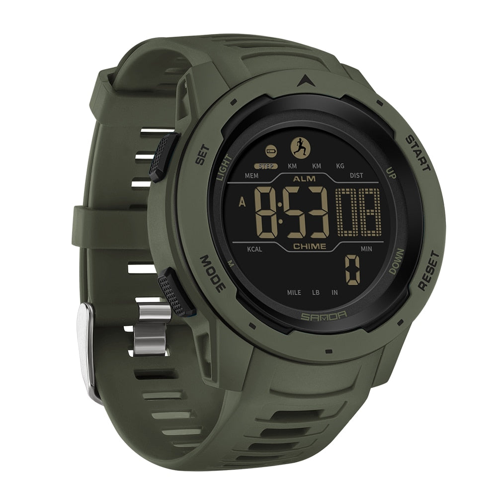 Kalsten | Waterproof Military Pedometer Digital Watch