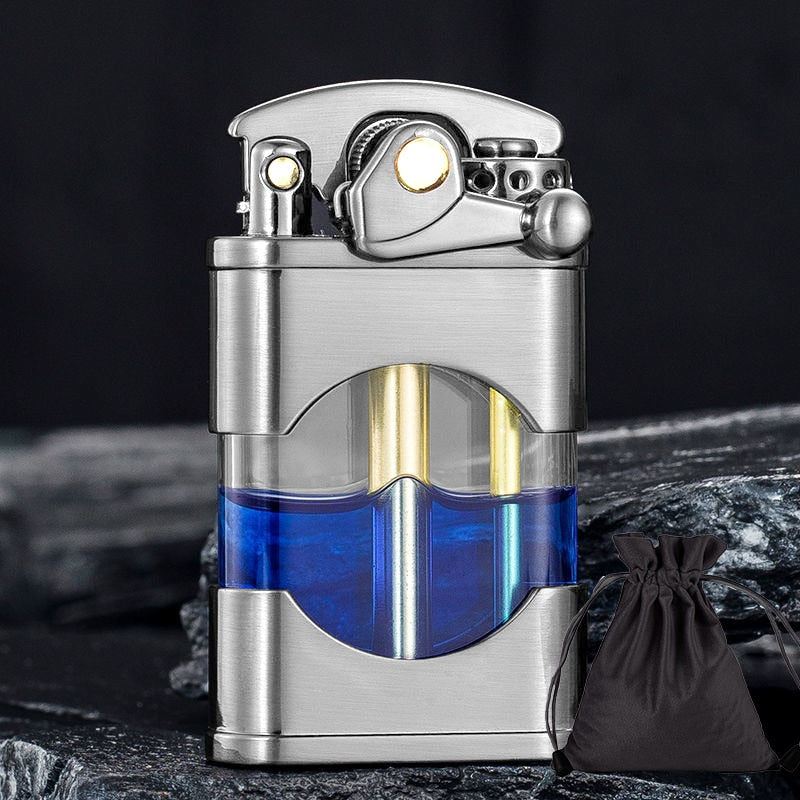 Elegant Retro Slim Metal Lighter | Kalsten