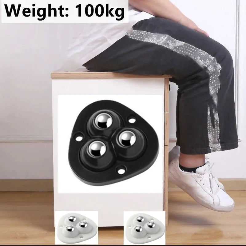 Kalsten | Self-Adhesive Full Rotating Furniture Mover Wheel Rollers