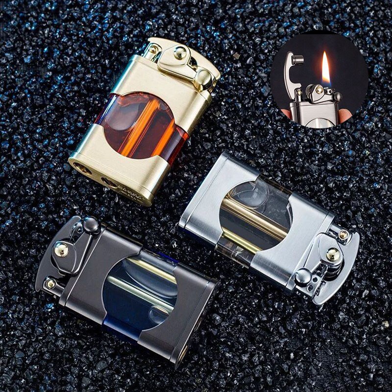 Elegant Retro Slim Metal Lighter | Kalsten