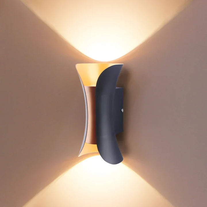 Modern LED Outdoor Wall Light – Waterproof Porch and Balcony Wall Lamp for Home Garden, IP55 Rated | Kalsten