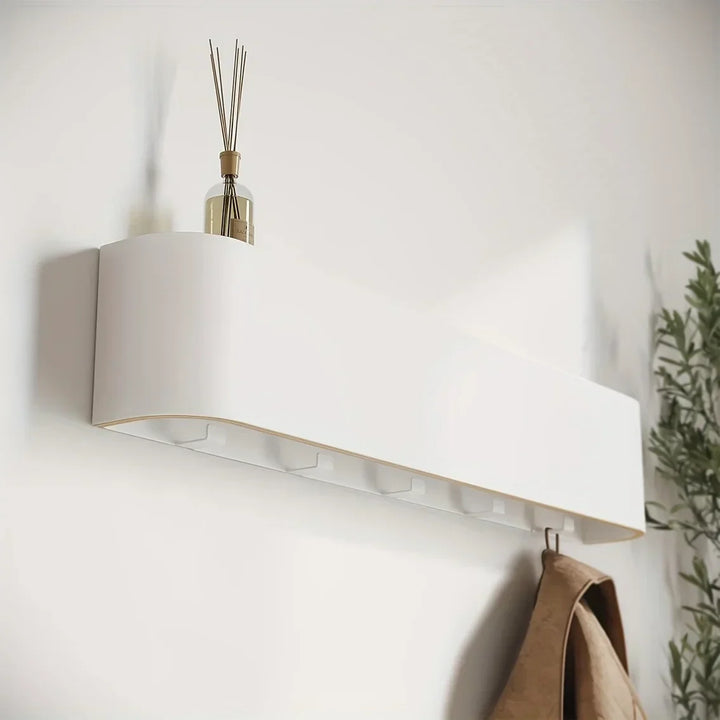 NordicHide Rack Wall wardrobe with shelf & hidden hooks Kalsten