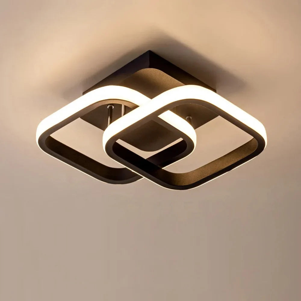 Modern Ceiling Lamp 85-265V Metal Ceiling Chandelier Three-tone Light Ceiling Lamp for Living Room Corridor Balcony Home Decor | Kalsten