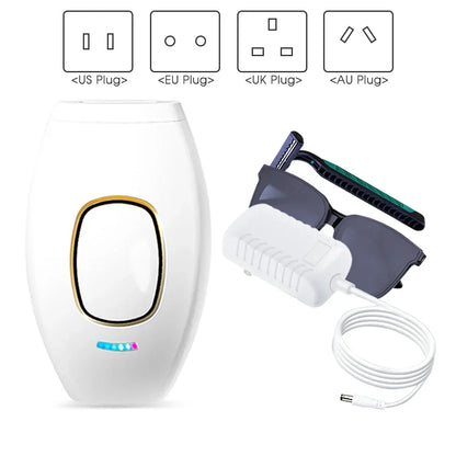 Sandsberg Bikini IPL 500.000 Flash Epilator Impulse Permanent Laser Epilator Painless For Women Hair Removal Home Use Devices