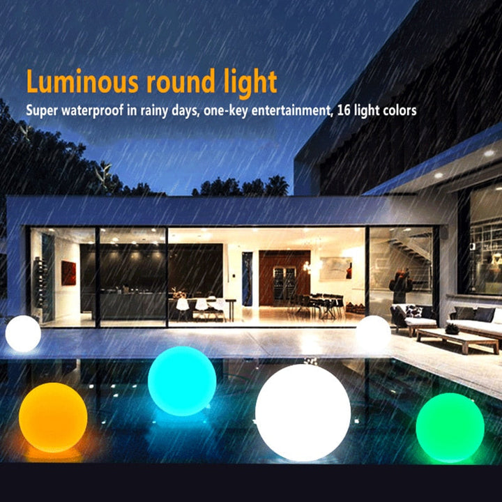 Shiny Moon Solar LED Waterproof Garden Ball Light | Kalsten