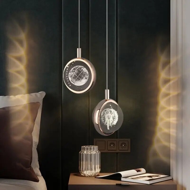 Romantic Crystal Rotating Mood LED Lights | Kalsten