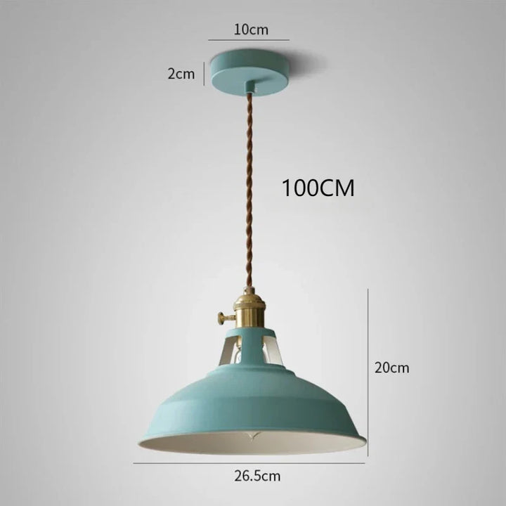 LED Iron Chandelier Pendant Lamp - Vintage Hanging Light | Kalsten