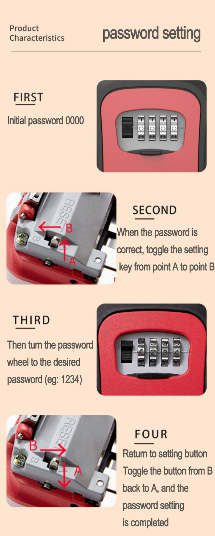 Portable Password Key Storage Box | Kalsten