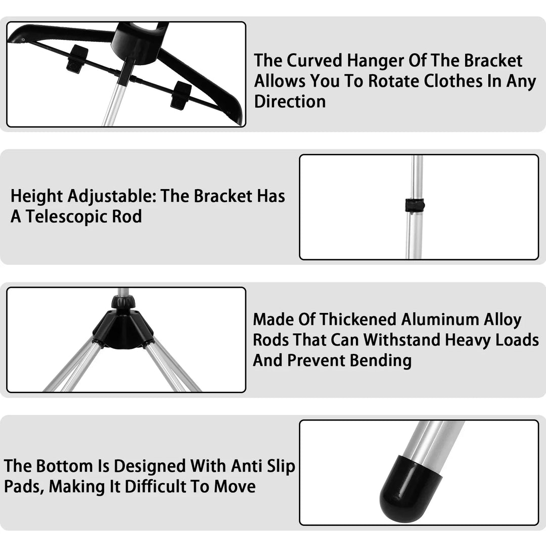 Adjustable Telescopic Garment Steamer Stand – Foldable & Portable | Kalsten