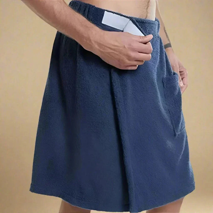 Kalsten | PORTABLE BATH TOWEL ROBE – Soft & versatile bath towel with pockets for sauna, beach & fitness