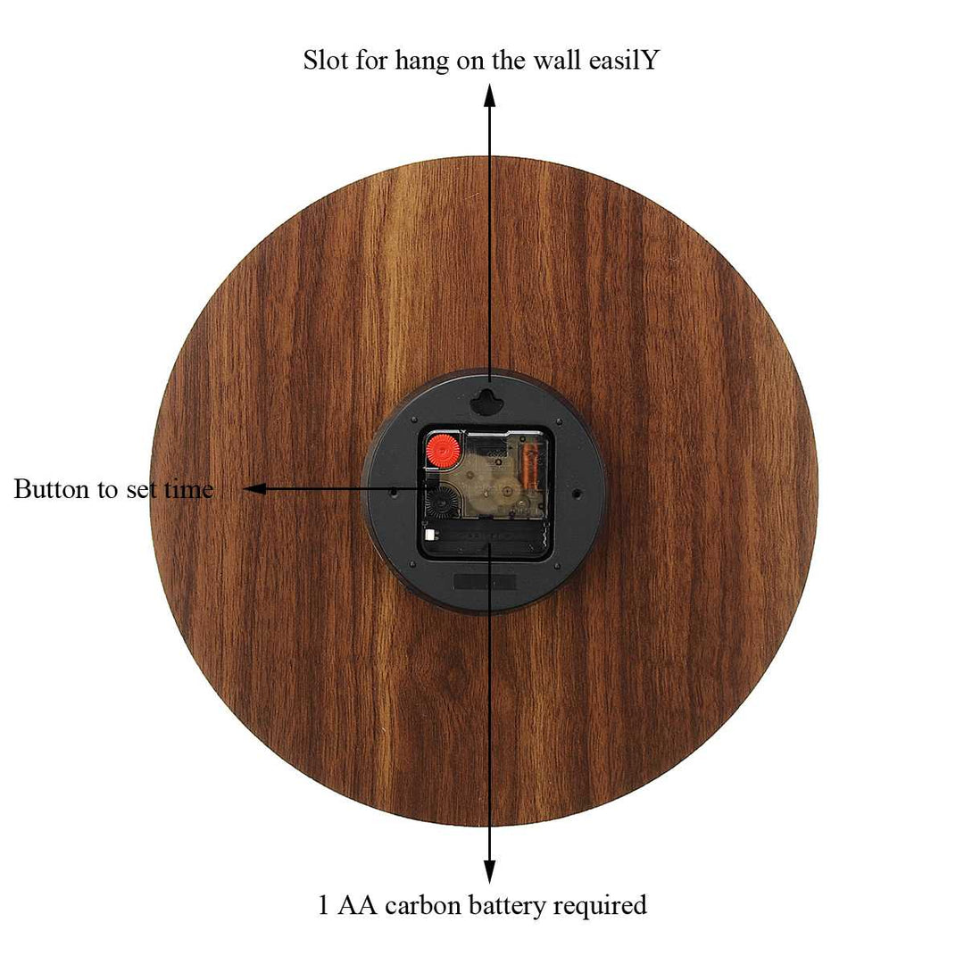 Kalsten | Nordic Luminous Wood Silent Wall Clock