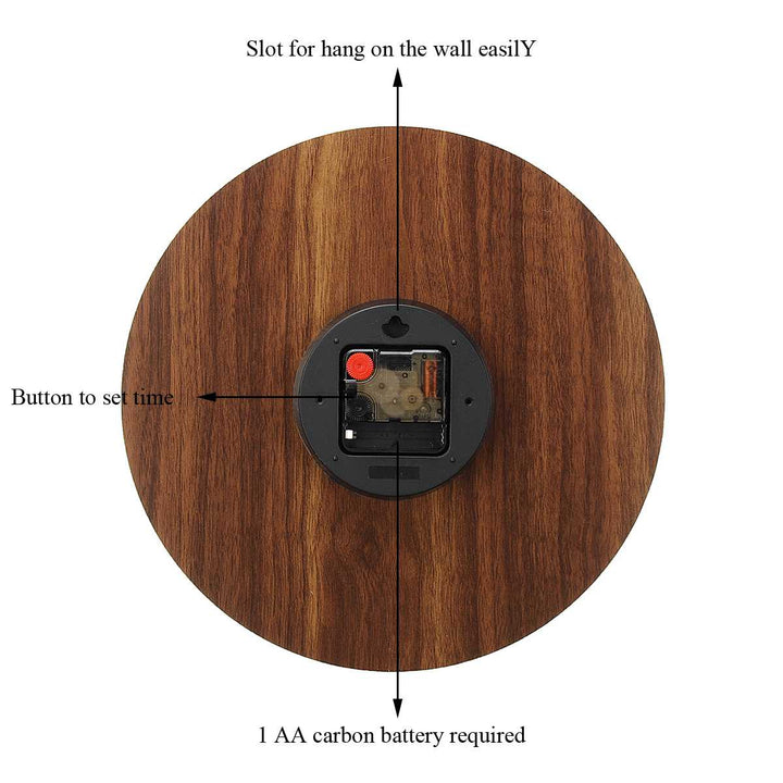 Kalsten | Nordic Luminous Wood Silent Wall Clock