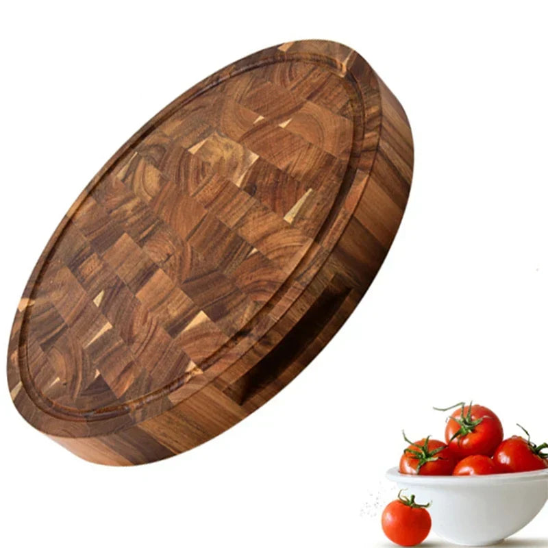 Kalsten | ButcherGrain | Thick round acacia butcher block