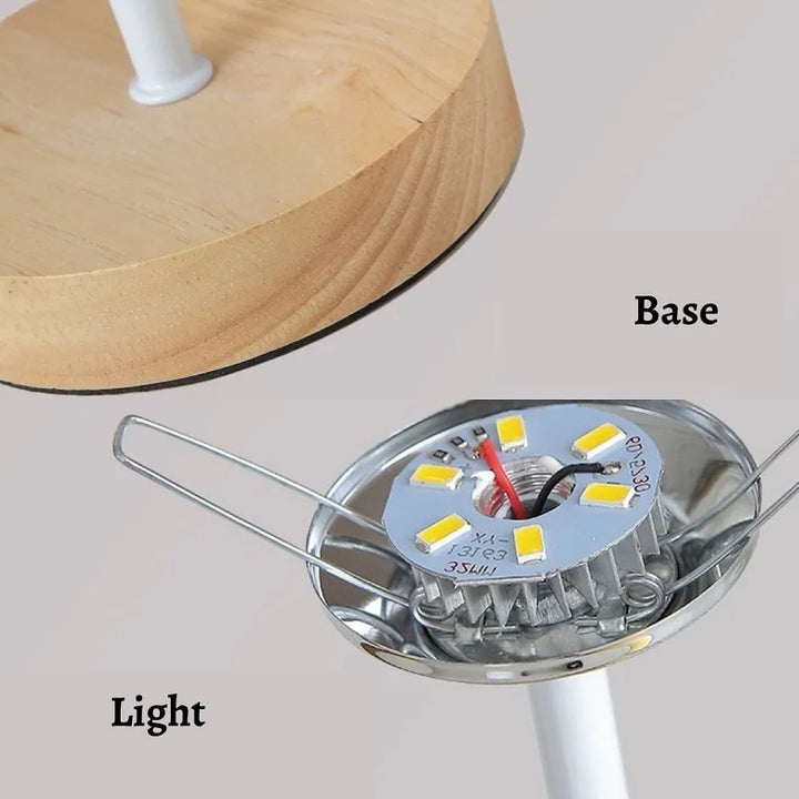 Foldable Pleat Table Lamp - Stylish Foldable LED Table Lamp for Unique Interior Design Kalsten