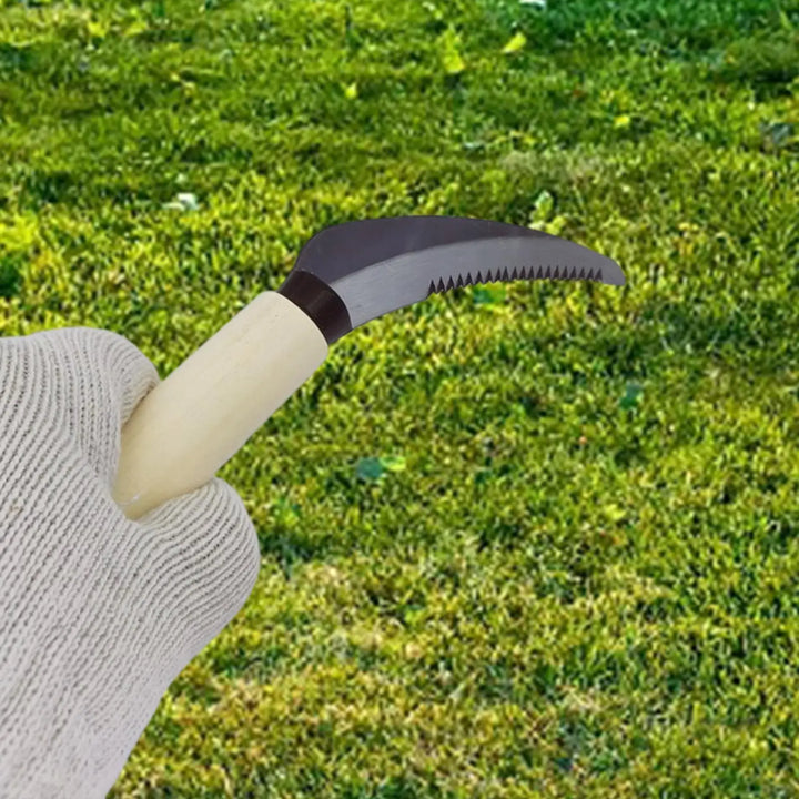 Kalsten | ZenWeed Garden Knife | Precise Stainless Steel Blade | Ergonomic Wooden Handle | Compact & Handy