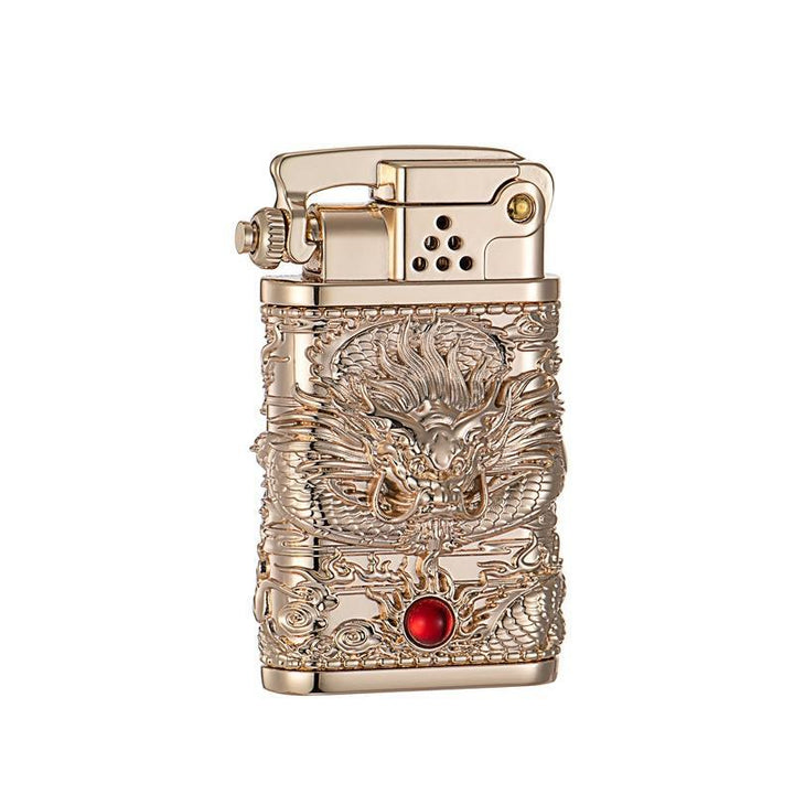 Dragon Wings Brass Kerosene Lighter | Kalsten