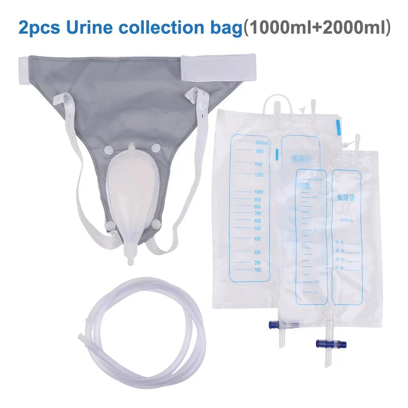 Kalsten | Silicone Adults Urine Collector with Catheter Bag
