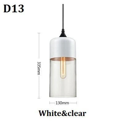 Modern Glass Pendant Lighting – Retro Ceiling Lamp for Kitchen, Dining Room, Bedroom, Bar, Cafe, and Indoor Table Decoration | Kalsten