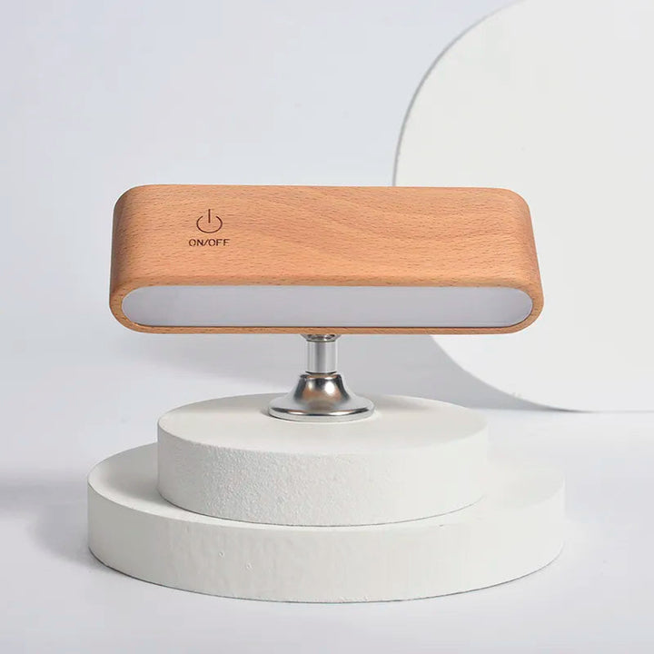 Rotatable Magnetic Wooden Rechargeable LED Night Lamp | Kalsten