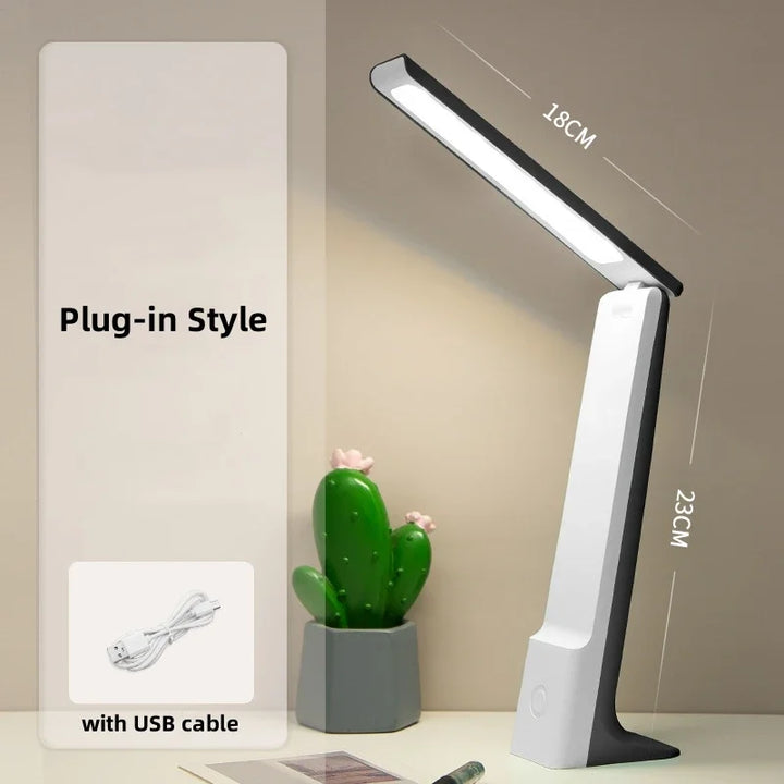 Lumora LED Table Lamp | Dimmable & Touch Control | 3 Light Colors | Battery 20h | White/Pink/Blue | Kalsten