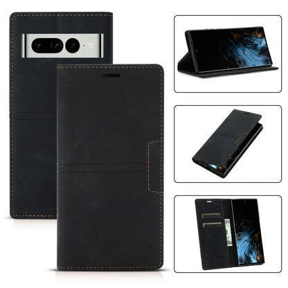 Karnz | Leather Wallet Case Flip Case - Google Pixel