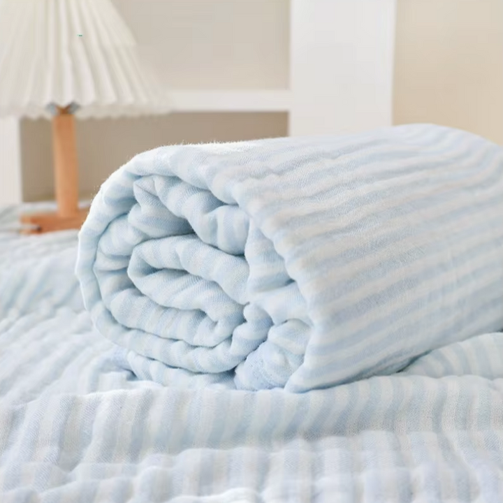 Kalsten | Premium 6-Layer Muslin Cotton & Bamboo Blend Baby Swaddle Blanket