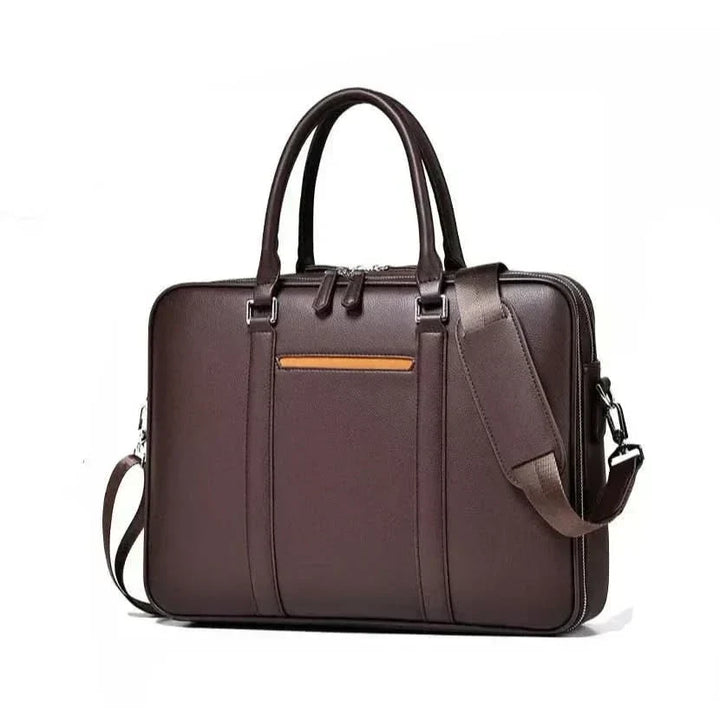 Kalsten | Manhattan Leather Business Laptop Briefcase Crossbody Handbag