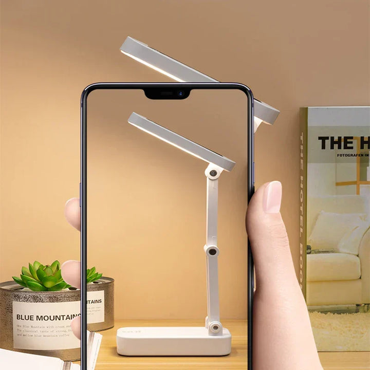 Solar LED Table Lamp | Foldable & Dimmable | USB Rechargeable | Eye-Friendly & Modern | Kalsten