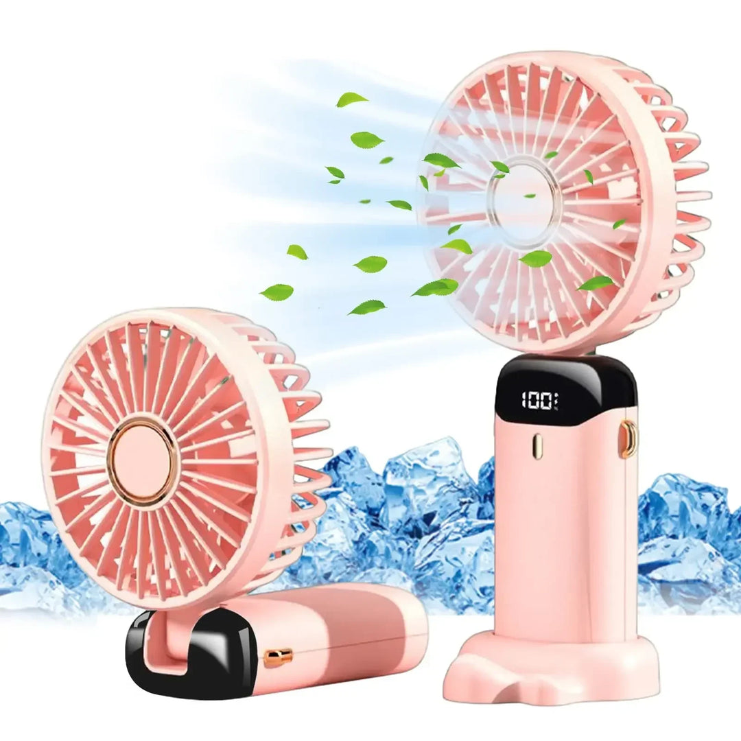 Electric Fan Portable Air Conditioner Mini Cooler Rechargeable Neck Fans for Home Free Shipping Hand Usb Conditioning Blades | Kalsten