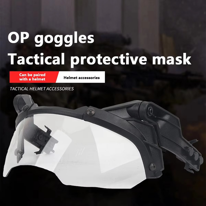 Kalsten | Adjustable Tactical Helmet with Anti-Fog Detachable Goggles