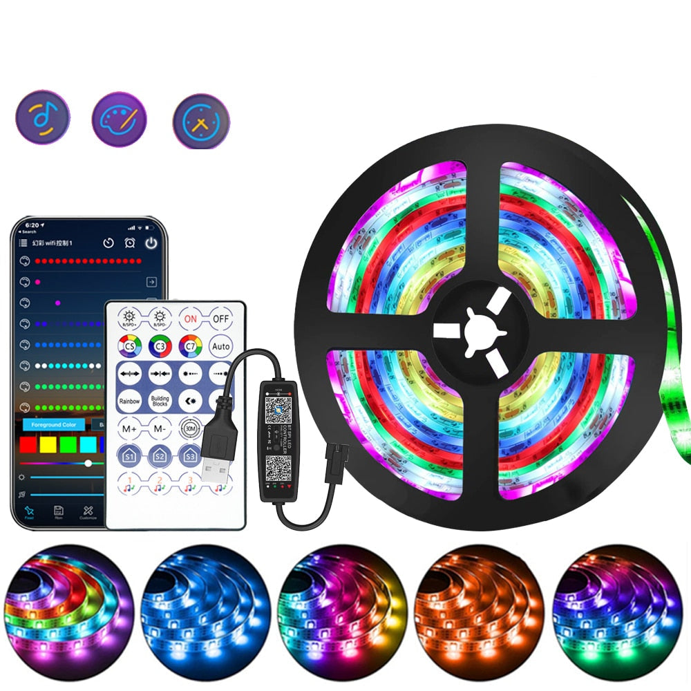 RGB LED Strip Light – 1M-20M, 5V
