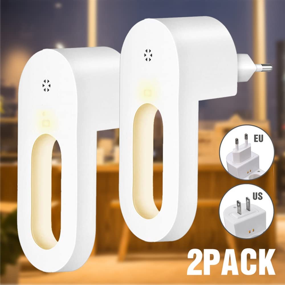 Twilight Sensor Energy Saving Socket Wall Night Light | Kalsten