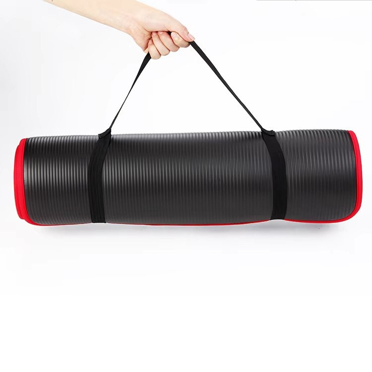Kalsten | Extra Thick 0.39inch Non-Slip Exercise and Yoga Mat with Carry Band