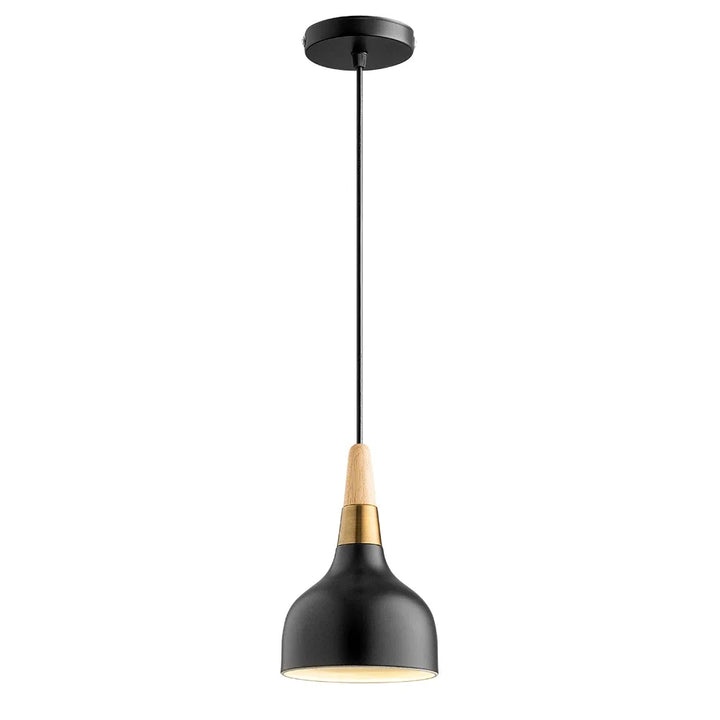 Nordic LED Pendant Light – 1.1m Wire, Modern Macaron Wood Hanger Lamp for Bedroom, Living Room, Restaurant & Home Decor | Kalsten