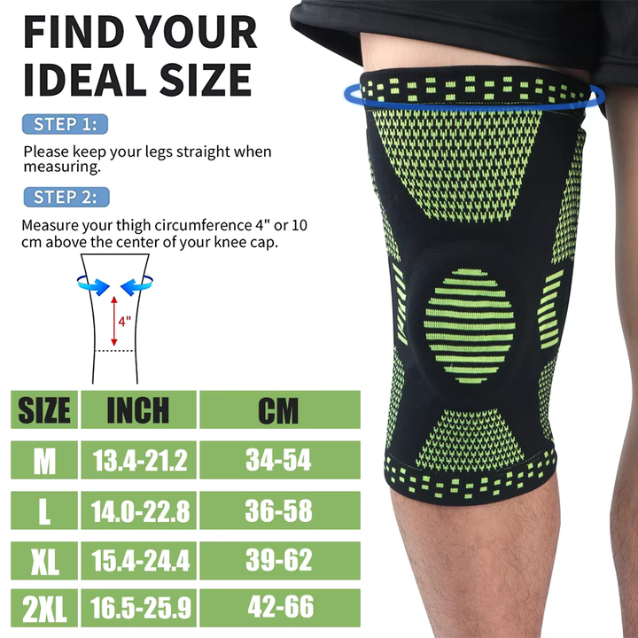 Kalsten | FlexiKnee Compression Brace – Supportive Knee Brace for Pain, Swelling & Stiffness