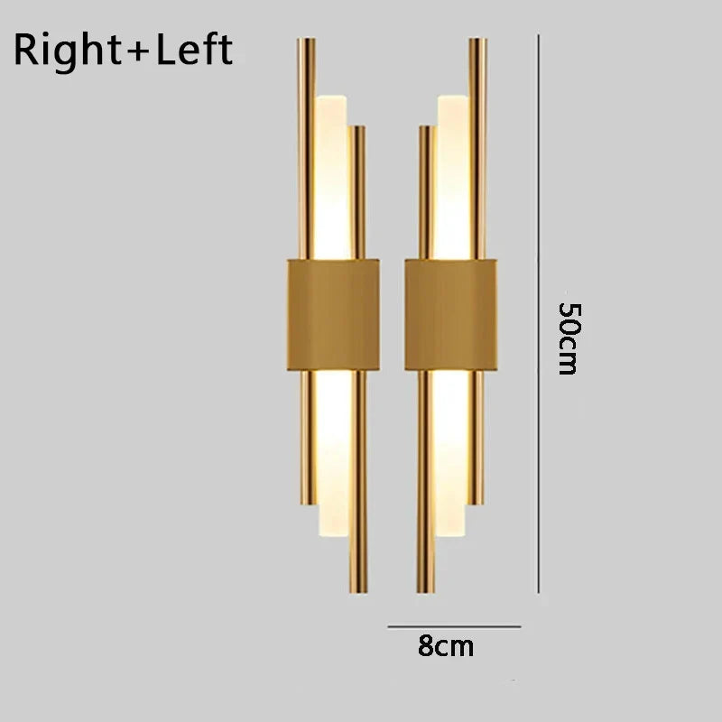 Nordic LED Wall Lamp – Contemporary Wall Sconce for Bedroom, Staircase, and Living Room | Kalsten