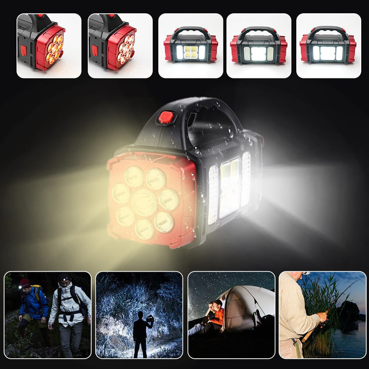 Solar Blast Powerful Power Bank LED Flashlight | Kalsten