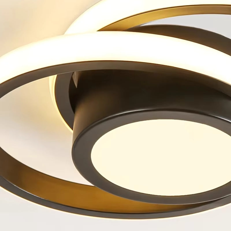 Double Ring LED Flush Mount Ceiling Light