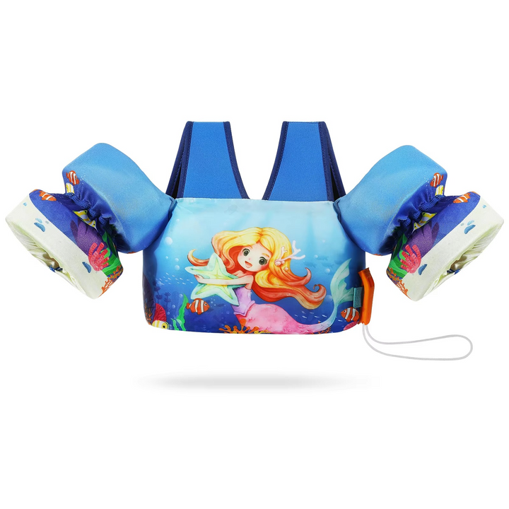 Kalsten | Kids Foam Life Vest with Arm Floats and Safety Whistle for Swimming and Kayaking