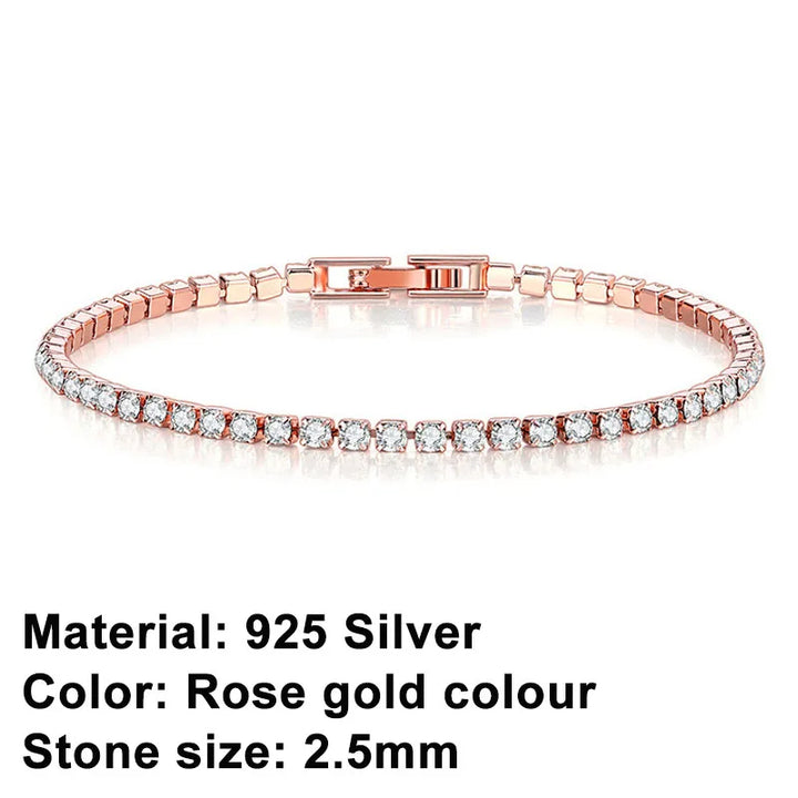 Kalsten | Tennis Bracelet – Shine with Attitude: Elegance in Sterling Silver and Hip-Hop Flair!
