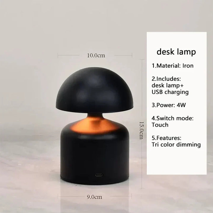 LumoVerde LED table lamp | Rechargeable | 3 color temperatures & touch dimmer | 4W | 5V | Kalsten