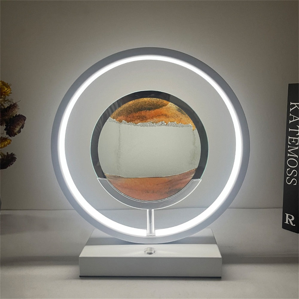 3D LED Flowing Sand Art Table Lamp | Kalsten