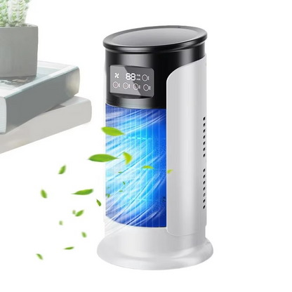 BowLift | Portable Air Conditioner Fan with Timer and 10 oz Water Tank for Quiet Room Cooling