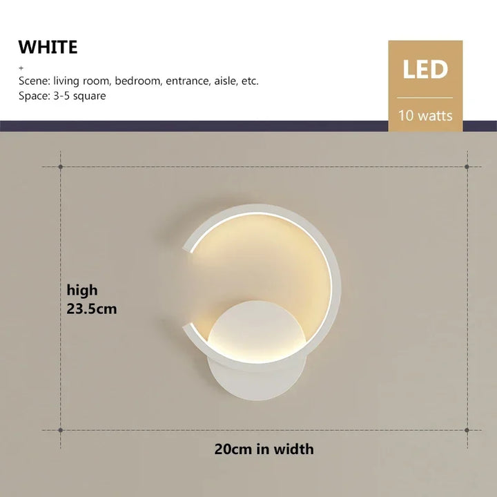 Modern LED Wall Lamp – Nordic Up & Down Wall Lighting for Living Room, Bedroom, Aisle, and Home Decor | Kalsten