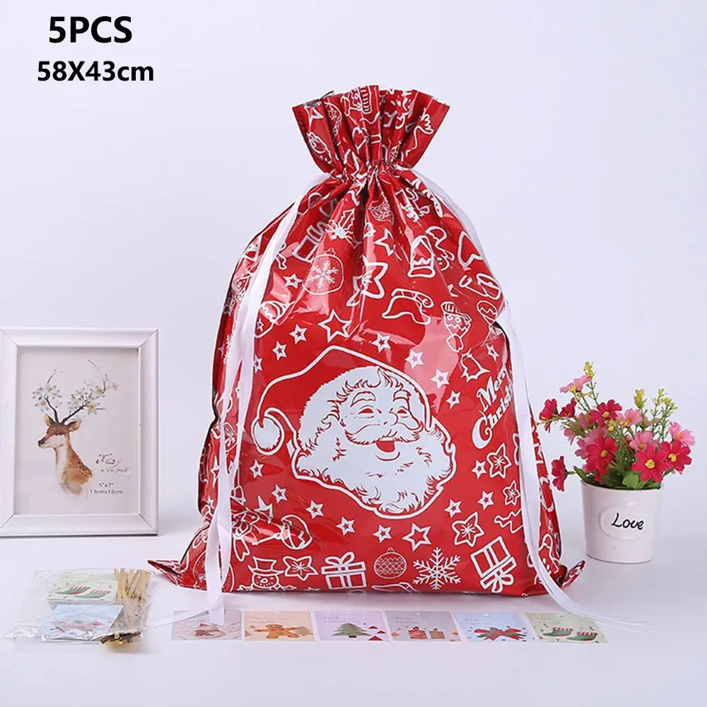 Kalsten | Drawstring Gift Wrapping Bags 5Pcs