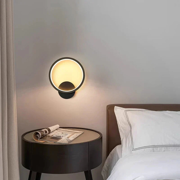 Modern LED Wall Lamp – Round Wall Light Fixture for Bedroom, Living Room, Hallway, and Study | Kalsten
