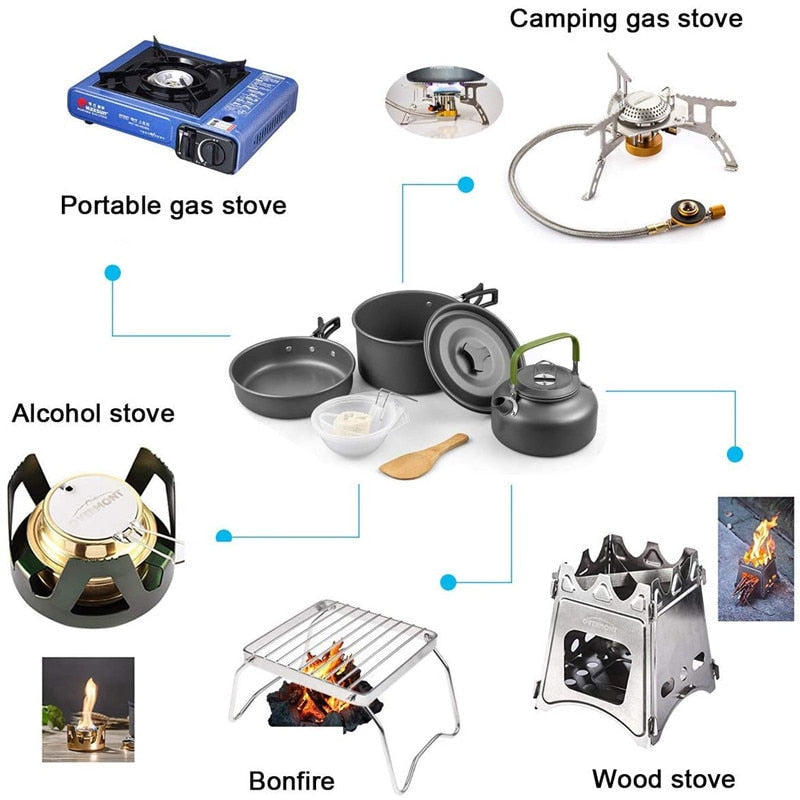 Camping Travel Cookware Kit | Kalsten