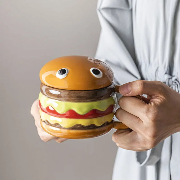 Kalsten | Yummy Hamburger-Shaped Ceramic Hamburger Mug